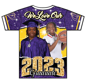 "Anwarneese" Custom Designed Graduation 3D shirt