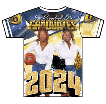 Load image into Gallery viewer, &quot;Twins&quot; Custom Designed Graduation 3D shirt
