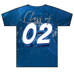 "Class of 02" Custom Designed Class Reunion 3D shirt