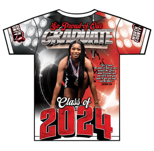 "Shyanne" Custom Designed Graduation 3D shirt