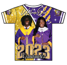 Load image into Gallery viewer, &quot;Alayah and Tyrell&quot; Custom Designed Graduation 3D shirt
