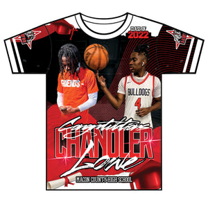 "Chandler" Custom Designed Graduation 3D shirt