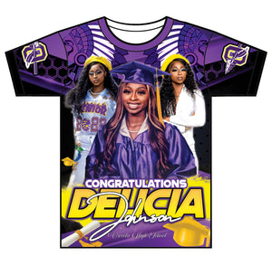 "Deede" Custom Designed Graduation 3D shirt