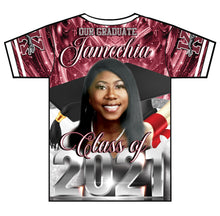 Load image into Gallery viewer, &quot;Jamechia&quot; Custom Designed Graduation 3D shirt
