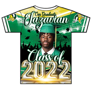 "Jazavian" Custom Designed Graduation 3D shirt