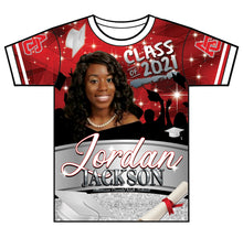 Load image into Gallery viewer, &quot;Jordan Jackson&quot; Custom Designed Graduation 3D shirt
