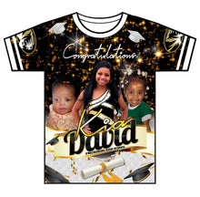 Load image into Gallery viewer, &quot;Fireworks&quot; Custom Designed Graduation 3D shirt
