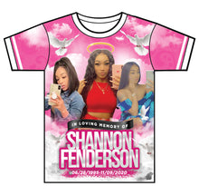 Load image into Gallery viewer, &quot;Pink Skies&quot; Custom Designed Memorial 3D shirt
