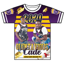 Load image into Gallery viewer, &quot;Stripes&quot; Custom Designed Graduation 3D shirt
