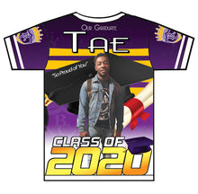 Load image into Gallery viewer, &quot;Stripes&quot; Custom Designed Graduation 3D shirt
