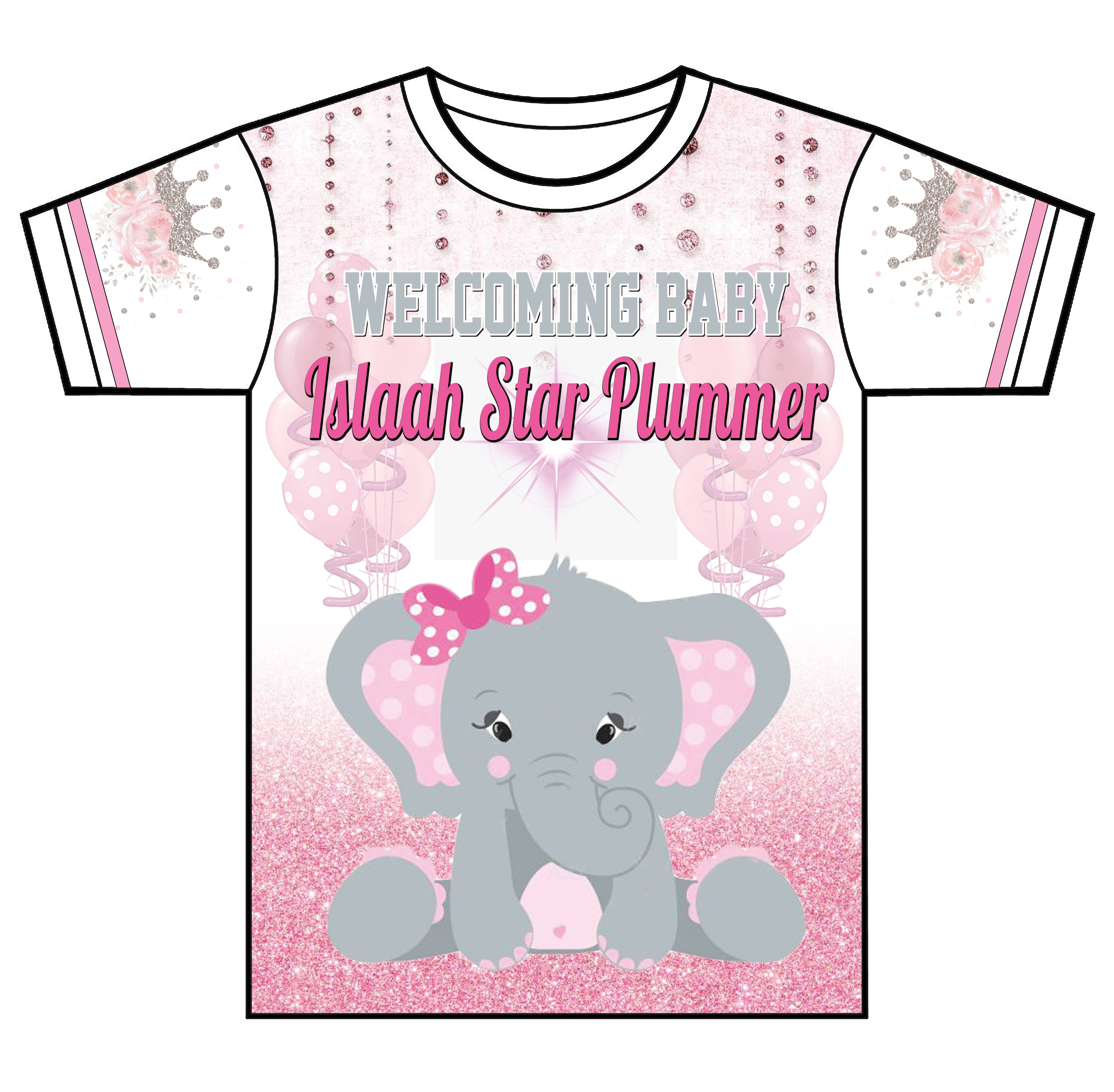 elephant baby shower shirts