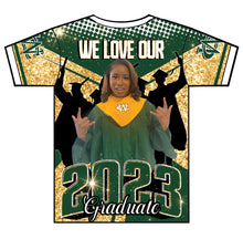 Load image into Gallery viewer, &quot;Ken&#39;Naria&quot; Custom Designed Graduation 3D shirt
